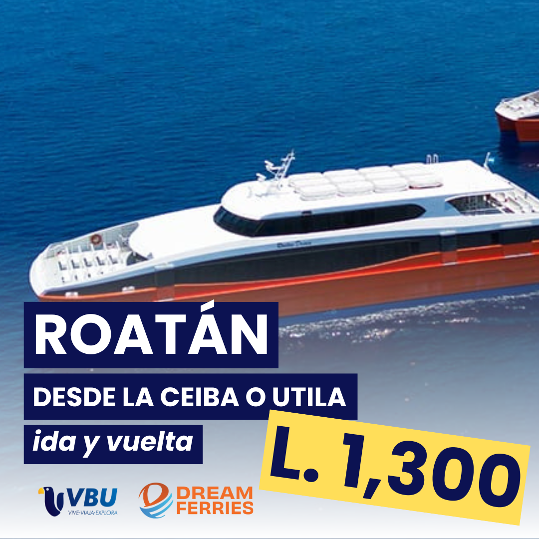 Boleto de Ferry Roatán - La Ceiba o Utila (ida y vuelta) - DF