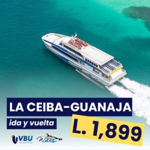 Boleto de Ferry La Ceiba - Guanaja (ida y vuelta) - GW