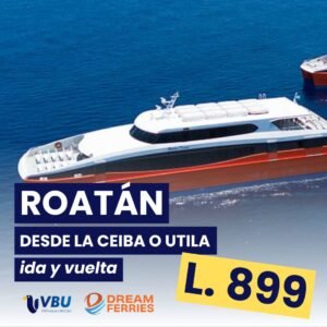 Boleto de Ferry Roatán - La Ceiba o Utila (ida y vuelta) - DF