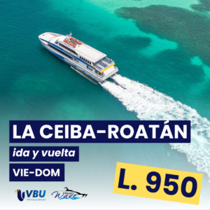 Boleto de Ferry La Ceiba - Roatán (ida y vuelta) - GW