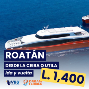 Boleto de Ferry Roatán - La Ceiba o Utila (ida y vuelta) - DF